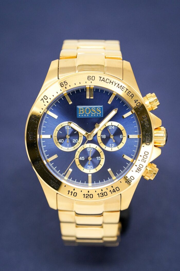 Hugo Boss Men's Watch Chronograph Ikon Yellow Gold - HB1513340 - Image 6